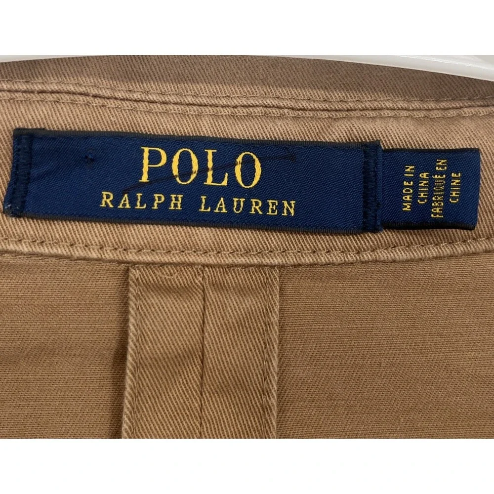 Polo Ralph Lauren Men's Cotton Stretch Khaki Chino Blazer Sport Coat Preppy XXL